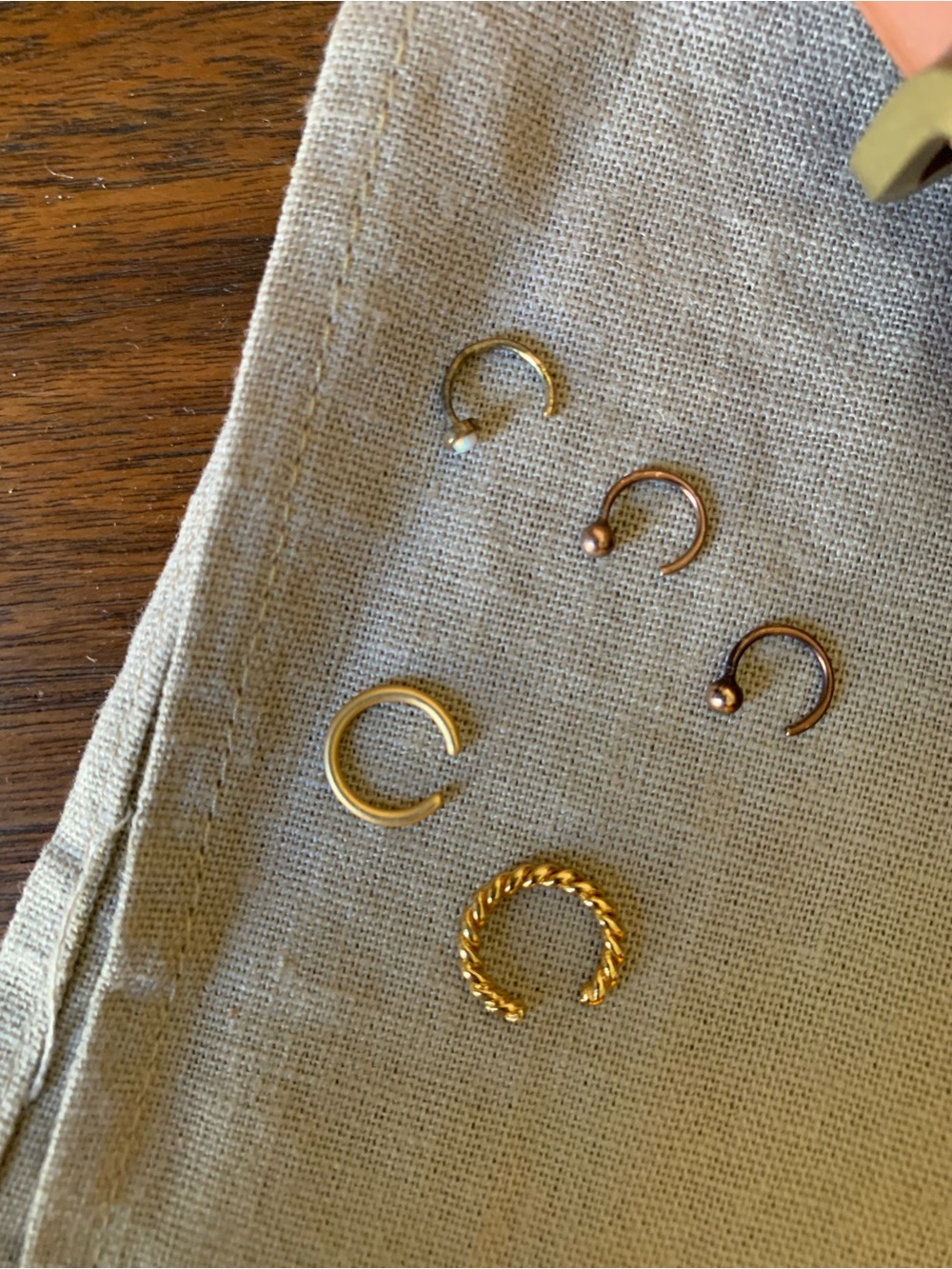 Set of 5 Ear Cuffs